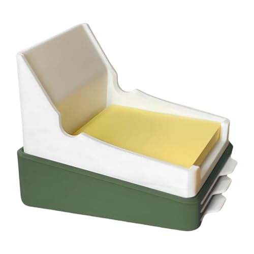 Haftnotizhalter, Klebepad-Spender, 9,9 x 10,9 x 8,9 cm, Schreibtisch-Aufbewahrungsbox, Notizblock-Organizer für Schule, Studenten, Klassenzimmer, Lernstation Organisation Haftnotizhalter, Klebepad-Spender, 9,9 x 10,9 x 8,9 cm, Schreibtisch-Aufbewahrungsbox, Notizblock-Organizer für Schule, Studenten, Klassenzimmer, Lernstation Organisation von Nuytghr