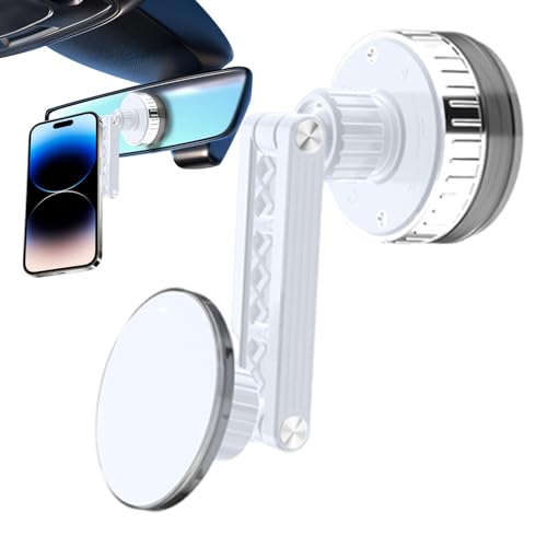 Magnetischer Handy-Ständer, 360 Grad drehbare Halterung, Smartphone-Halterung, 12,6 x 10,7 x 6 cm, tragbarer Saugnapf, Roadtrip-Zubehör, ideal für die meisten Fahrzeuge Magnetischer Handy-Ständer, 360 Grad drehbare Halterung, Smartphone-Halterung, 12,6 x 10,7 x 6 cm, tragbarer Saugnapf, Roadtrip-Zubehör, ideal für die meisten Fahrzeuge von Nuytghr
