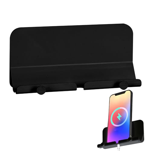 Nuytghr Phone Wall Mount, Non-Slip Cell Phone Holder, Adhesive Key Organizer, Multifunctional Bathroom Gadgets Home, Studio, Travel, Easy Installation for Charging and Hands- Use von Nuytghr