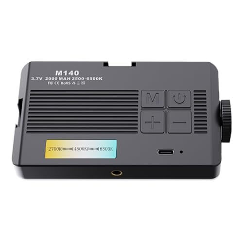 Phone Light for Pictures, Rechargeable Camera Lamp, Built-in 96 LEDs Fill Light, 4.72x3.15x0.79 Inches Compatible with Laptop, Computer, Monitor, Video Recording, Conference Use von Nuytghr