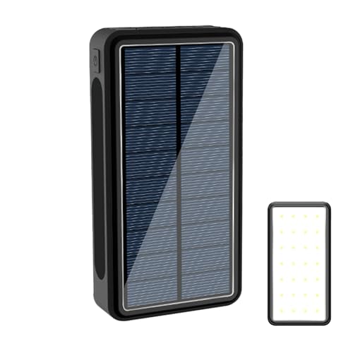 Solarladegerät Powerbank, Smartphone Solarpanel, 20000mAh Kapazität, 6,3x3,19x1,3 Zoll Ladeanschlüsse, unterstützt 4 Elektronik, kompaktes Design, ideal für Outdoor-Abenteuer Solarladegerät Powerbank, Smartphone Solarpanel, 20000mAh Kapazität, 6,3x3,19x1,3 Zoll Ladeanschlüsse, unterstützt 4 Elektronik, kompaktes Design, ideal für Outdoor-Abenteuer von Nuytghr