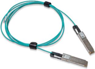 NVIDIA - 200GBase-AOC Direktanschlusskabel - QSFP56 zu QSFP56 - 5 m - Glasfaser - Active Optical Cable (AOC) (980-9I45D-00H005) von Nvidia