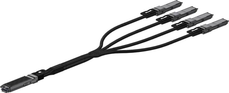 Nvidia MCP7Y40-N003 InfiniBand-Kabel 3 m OSFP 4xQSFP112 Schwarz (980-9I75R-00N003) von Nvidia