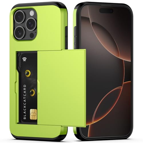 Nvollnoe Kompatibel mit iPhone 16 Pro Max Hülle mit Kartenhalter, zweilagig, strapazierfähig, stoßfest, versteckter Kartenschlitz, schlanke Brieftaschen-Handyhülle für Damen und Herren, 17,5 cm (6,9 Nvollnoe Kompatibel mit iPhone 16 Pro Max Hülle mit Kartenhalter, zweilagig, strapazierfähig, stoßfest, versteckter Kartenschlitz, schlanke Brieftaschen-Handyhülle für Damen und Herren, 17,5 cm (6,9 von Nvollnoe