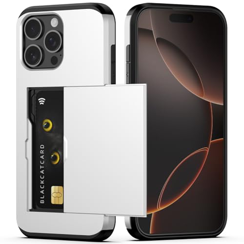 Nvollnoe Schutzhülle für iPhone 16 Pro Max mit Kartenhalter, zweilagig, strapazierfähig, stoßfest, versteckter Kartenschlitz, schlanke Brieftasche, Handyhülle für Damen und Herren, 17,5 cm (6,9 Zoll Nvollnoe Schutzhülle für iPhone 16 Pro Max mit Kartenhalter, zweilagig, strapazierfähig, stoßfest, versteckter Kartenschlitz, schlanke Brieftasche, Handyhülle für Damen und Herren, 17,5 cm (6,9 Zoll von Nvollnoe