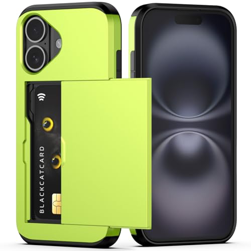 Nvollnoe Schutzhülle für iPhone 16 mit Kartenhalter, strapazierfähig, doppellagig, stoßfest, versteckter Kartenschlitz, schlanke Brieftaschen-Schutzhülle für iPhone 16 für Damen und Herren, 15,5 cm Nvollnoe Schutzhülle für iPhone 16 mit Kartenhalter, strapazierfähig, doppellagig, stoßfest, versteckter Kartenschlitz, schlanke Brieftaschen-Schutzhülle für iPhone 16 für Damen und Herren, 15,5 cm von Nvollnoe