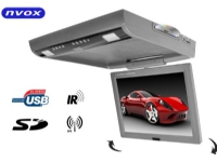 Nvox LCD-Deckenmonitor 15' mit DVD USB SD (RF1505D GREY) von Nvox