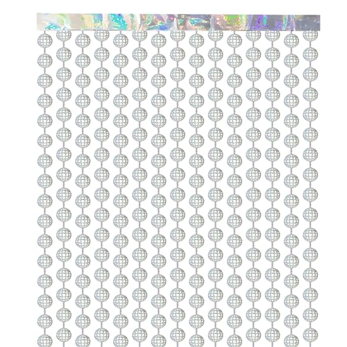 2 Stück 1 × 2 m Disco Party Deko Discokugel Deko Lametta Vorhang Silber, 70er Jahre Deko 2 Stück 1 × 2 m Disco Party Deko Discokugel Deko Lametta Vorhang Silber, 70er Jahre Deko von Nwvuop