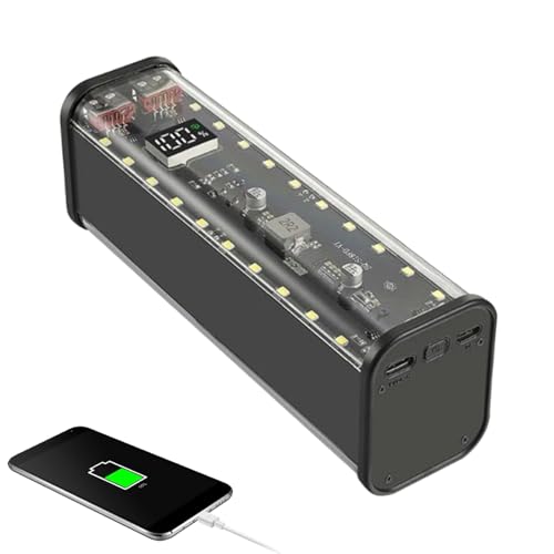 Nybhyjka Keine Schweißschellschale, Keine Schweißbatterien Aufbewahrungsbox | 22.5W Ladebatterien Aufbewahrungskoffer,Transparent tragbare 2 USB -Anschlüsse Outdoor -Generatoren Ärmel für die meisten Nybhyjka Keine Schweißschellschale, Keine Schweißbatterien Aufbewahrungsbox | 22.5W Ladebatterien Aufbewahrungskoffer,Transparent tragbare 2 USB -Anschlüsse Outdoor -Generatoren Ärmel für die meisten von Nybhyjka