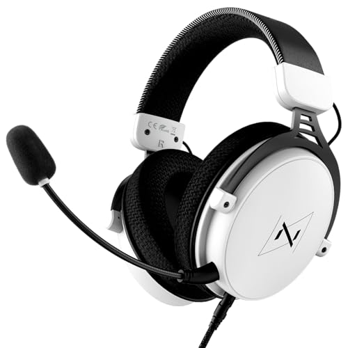 Nyfter - Premium Gaming Headset 02/2024 Surround Sound Earpad mit Memory Foam für Gaming PC, Xbox, Phones, PS, Switch, Xbox. von Nyfter