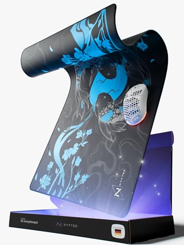 Nyfter - XXL Gaming Mauspad Nyfpad - 900x500mm Koi Premium Gaming Mousepad (Babyblue) von Nyfter