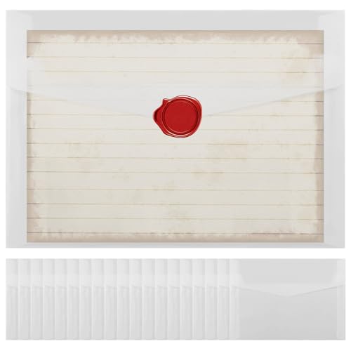 20pcs klare Umschläge 5x7 Zoll Papier dunstige halb transparente Umschläge, ideal für Briefe, Postkarten, Hochzeitseinladungskarten, Geburtstagskarten klar 20pcs klare Umschläge 5x7 Zoll Papier dunstige halb transparente Umschläge, ideal für Briefe, Postkarten, Hochzeitseinladungskarten, Geburtstagskarten klar von Nyutcwe