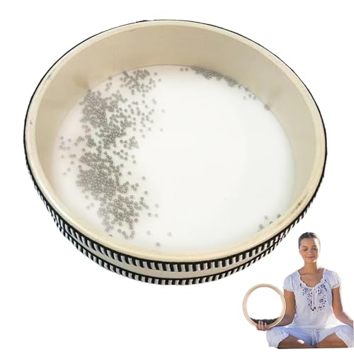 Ozeantrommel für Meditation und Entspannung, hölzerne Ozean Sounds Drum für Stressabbau, 10 x 10 x 1 Schallbadinstrumente für Yoga, Achtsamkeit, Klang Ozeantrommel für Meditation und Entspannung, hölzerne Ozean Sounds Drum für Stressabbau, 10 x 10 x 1 Schallbadinstrumente für Yoga, Achtsamkeit, Klang von Nyutcwe