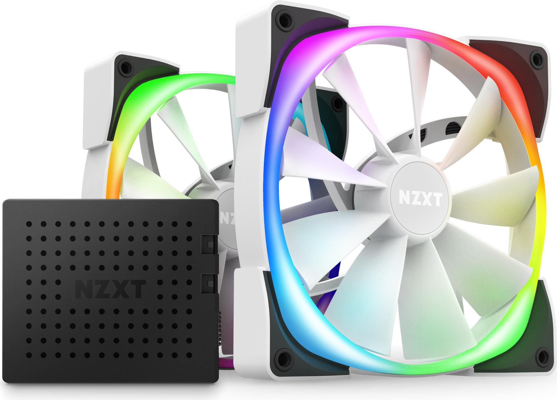 NZXT Aer RGB 2 Computergehäuse Kühler 14 cm Schwarz 2 Stück(e) (HF-2814C-DB) von Nzxt