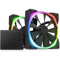 NZXT Aer RGB Gehäuselüfter 140mm Schwarz 2er Pack von Nzxt