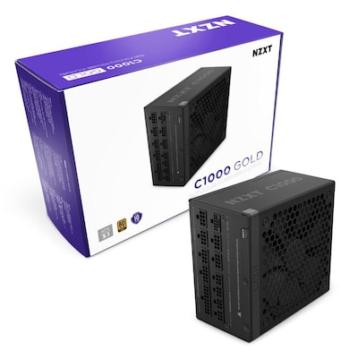 NZXT C1000 1000W Gaming Netzteil 80+ Gold, ATX3.1 PCIe5.0 modular 135 mm Lüfter von Nzxt