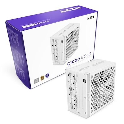 NZXT C1000 1000W Gaming Netzteil 80+ Gold, ATX3.1 PCIe5.0 modular 135 mm Lüfter weiß NZXT C1000 1000W Gaming Netzteil 80+ Gold, ATX3.1 PCIe5.0 modular 135 mm Lüfter weiß von Nzxt