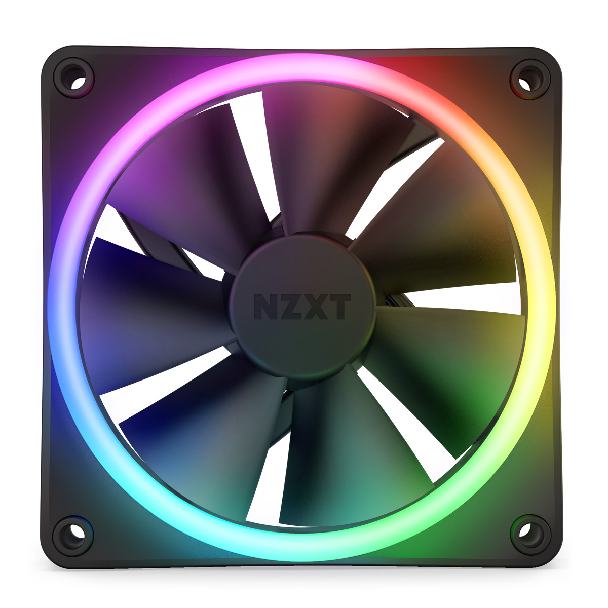 NZXT F120 RGB DUO schwarz | 120mm Gehäuselüfter von Nzxt