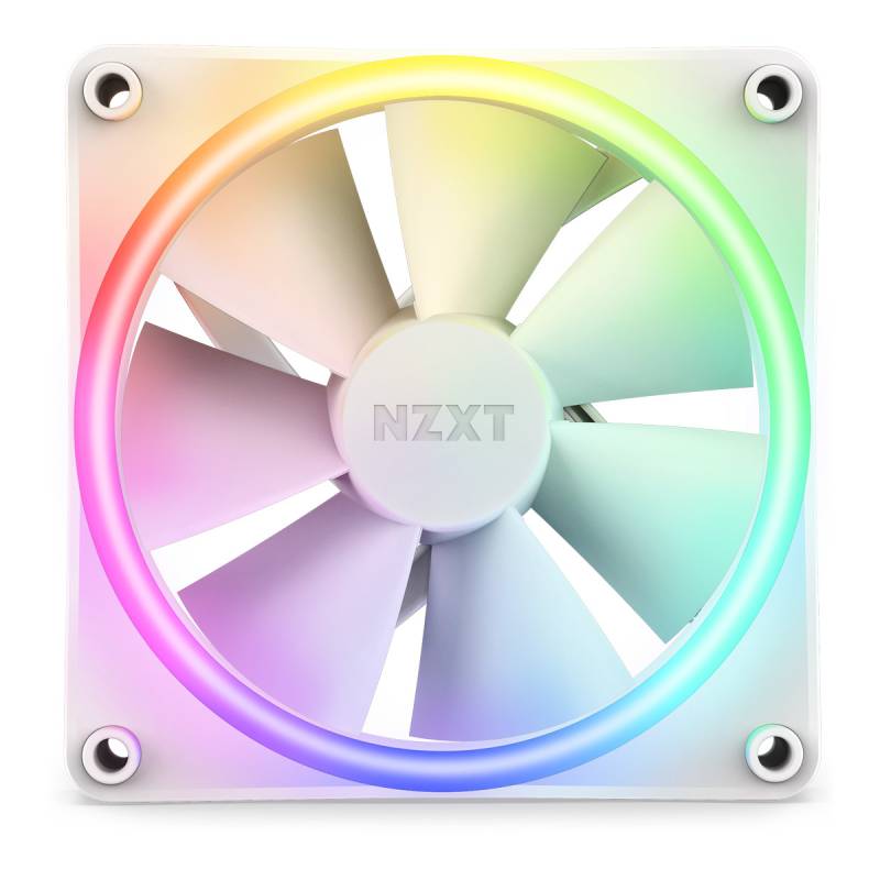 NZXT F120 RGB DUO weiß | 120mm Gehäuselüfter von Nzxt