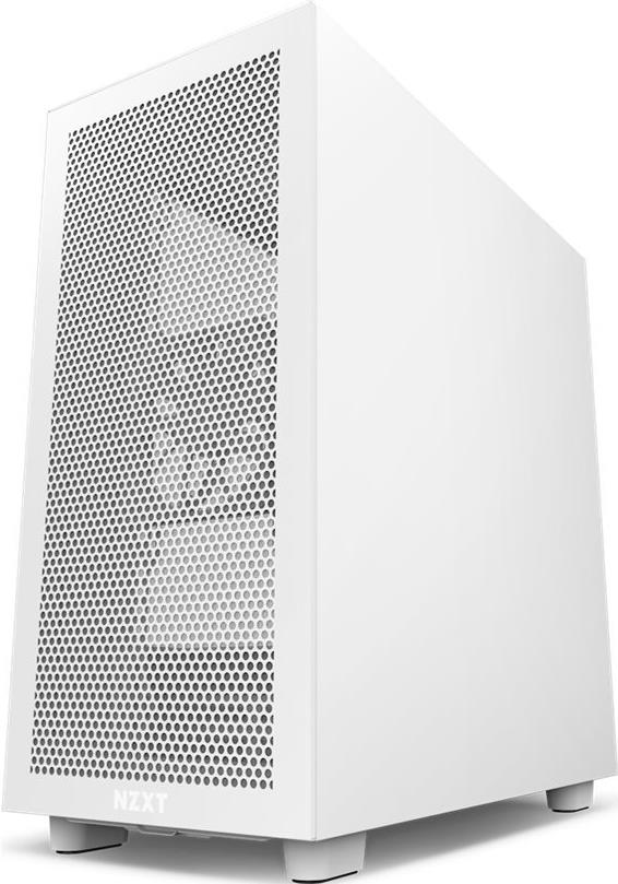 NZXT H series H7 Flow - Mid tower - ATX - Seitenteil mit Fenster (gehärtetes Glas) - keine Spannungsversorgung - Mattes Weiß - USB/Audio (CM-H72FW-01) von Nzxt