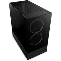 NZXT H5 Elite Midi Tower ATX Gehäuse schwarz mit Sichtfenster und RGB, Glasfront von Nzxt