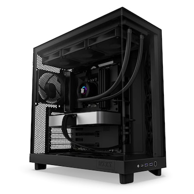 NZXT H6 Flow Mid-Tower Airflow Gaming Gehäuse Schwarz Glasfenster NZXT H6 Flow Mid-Tower Airflow Gaming Gehäuse Schwarz Glasfenster von Nzxt