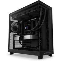 NZXT H6 Flow Mid-Tower Airflow Gaming Gehäuse Schwarz Glasfenster von Nzxt