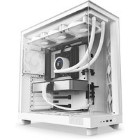 NZXT H6 Flow - Mid-Tower Airflow Gaming Gehäuse Weiß Glasfenster von Nzxt