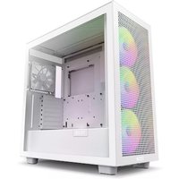 NZXT H7 Flow White RGB Midi Tower ATX Gaming Gehäuse mit Glasfenster von Nzxt