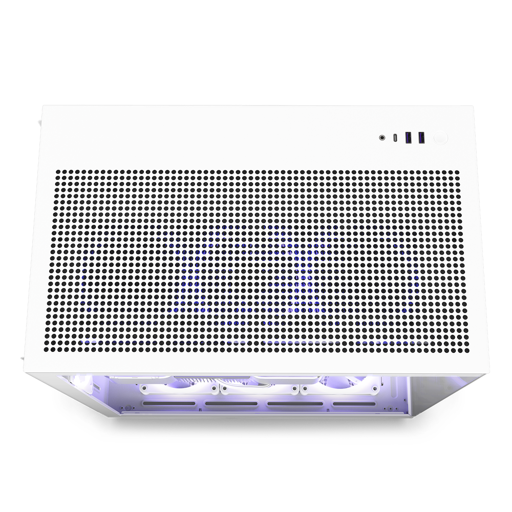 NZXT H9 All white - Midi Tower - PC - Weiß - ATX - micro ATX - Mini-ITX - Stahl - Gehärtetes Glas - 16,5 cm (CM-H91FW-01) von Nzxt
