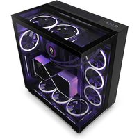 NZXT H9 Elite Black Midi Tower ATX Gaming Gehäuse schwarz mit Glasfenster von Nzxt