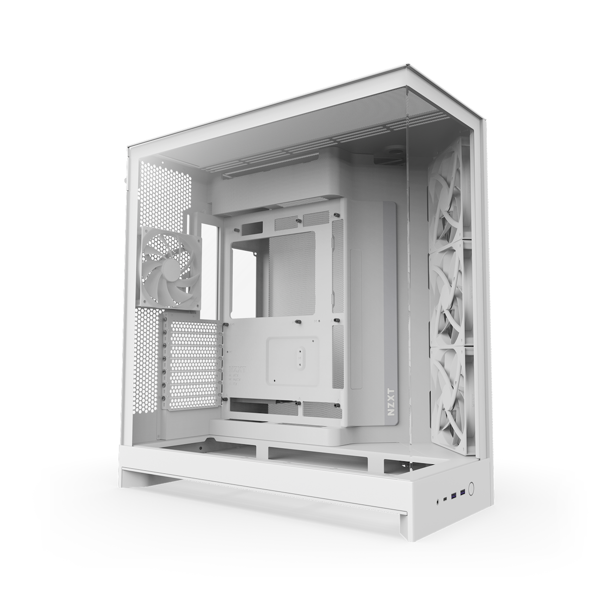NZXT H9 FLOW (2025) weiß | PC-Gehäuse von Nzxt