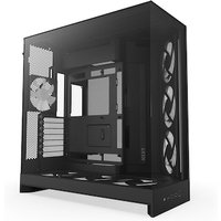NZXT H9 Flow RGB+ (2025) All Black Midi Tower ATX Gaming Gehäuse schwarz mit Glasfenster von Nzxt