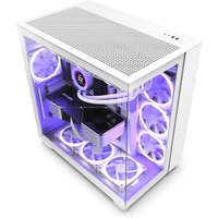 NZXT H9 Flow White Midi Tower ATX Gaming Gehäuse weiß mit Glasfenster NZXT H9 Flow White Midi Tower ATX Gaming Gehäuse weiß mit Glasfenster von Nzxt