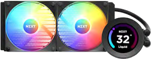 NZXT Kraken Elite 240 RGB Prozessor All-in-One-Flüssigkeitskühler 12 cm Schwarz 1 Stück(e) (RL-KR24E-B1) von Nzxt