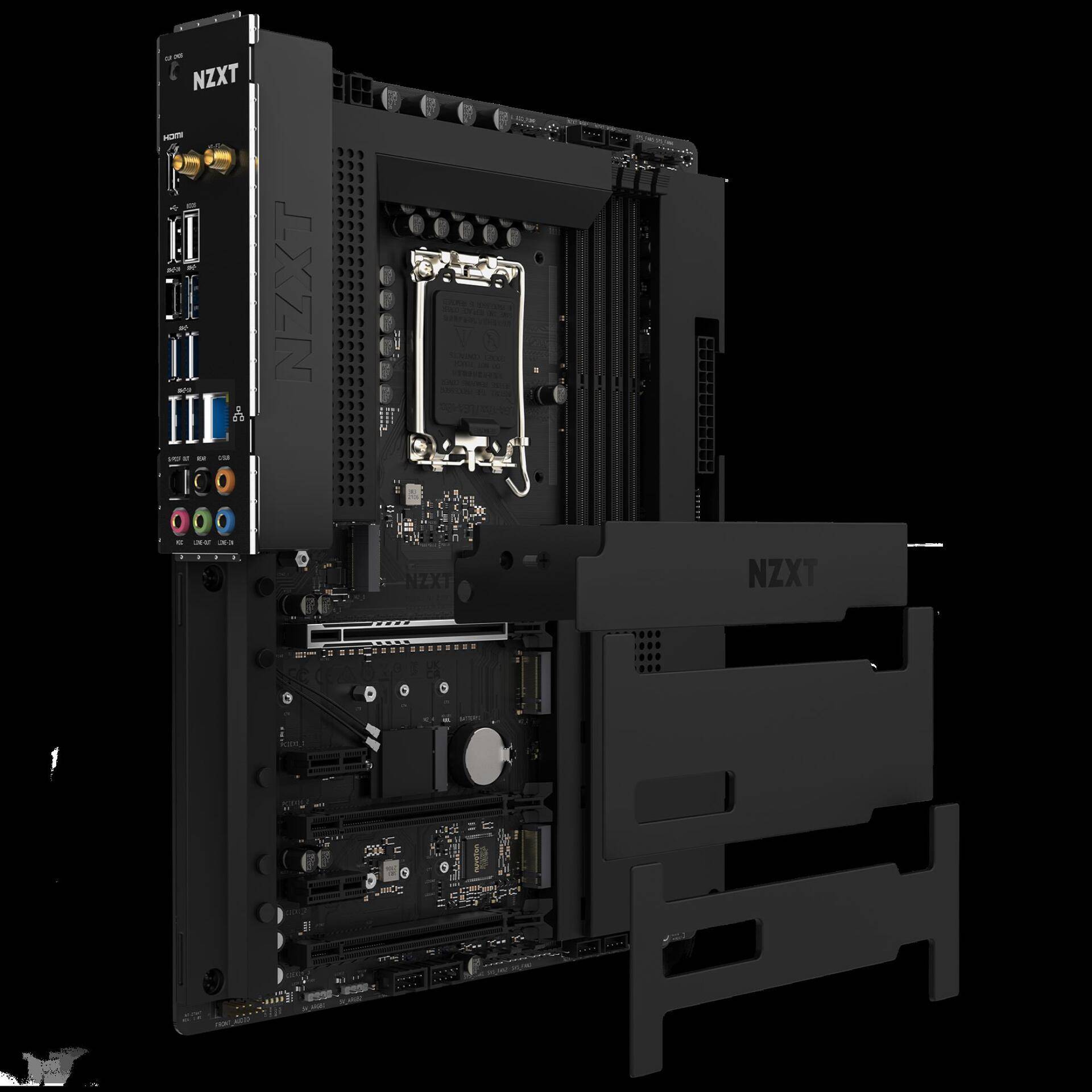 NZXT N7 Z790 - Motherboard - ATX - LGA1700-Sockel - Z790 Chipsatz - USB 3,2 Gen 2, USB 3,2 Gen 1, USB-C 3,2 Gen 2x2 - 2,5 Gigabit LAN - Onboard-Grafik (CPU erforderlich) - HD Audio (8-Kanal) (N7-Z79XT-B1) von Nzxt