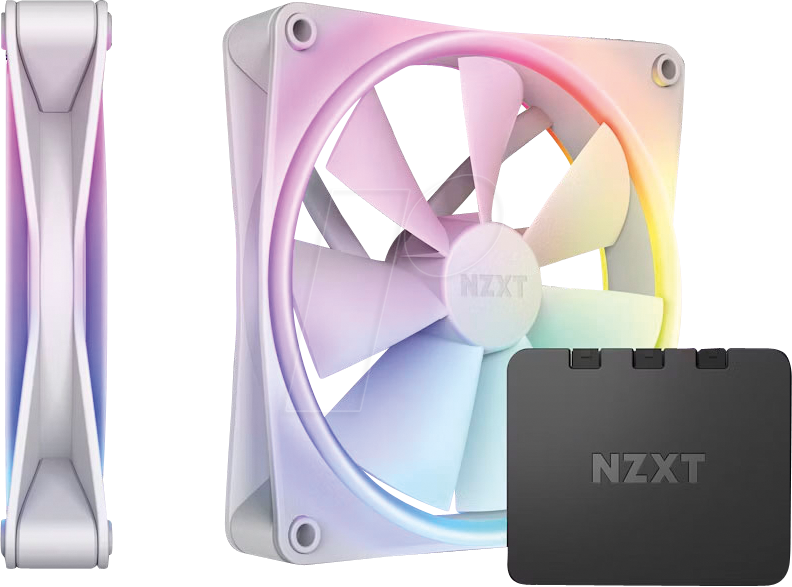 NZXT RF-D14DF-W1 - NZXT F140 RGB DUO Doppelpack, 140 mm PWM weiß von Nzxt