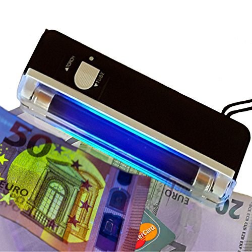 Mobiler Geldscheinprüfer UV MINI Plus mit 4 Watt starker UV Lampe und Taschenlampenfuktion Mobiler Geldscheinprüfer UV MINI Plus mit 4 Watt starker UV Lampe und Taschenlampenfuktion von O&W Security