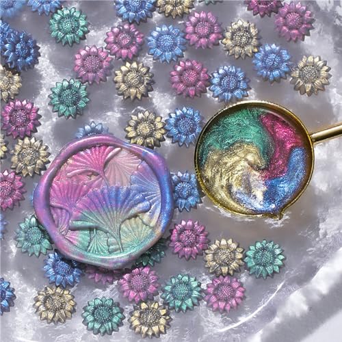 100 Prozent Glitzer Blumenwachs Seeläure Perlen Bunte Wachs Seeläure Perlen Für Wachssiegelstempel Hochzeitseinladungen Handwerk von OAJABBGE