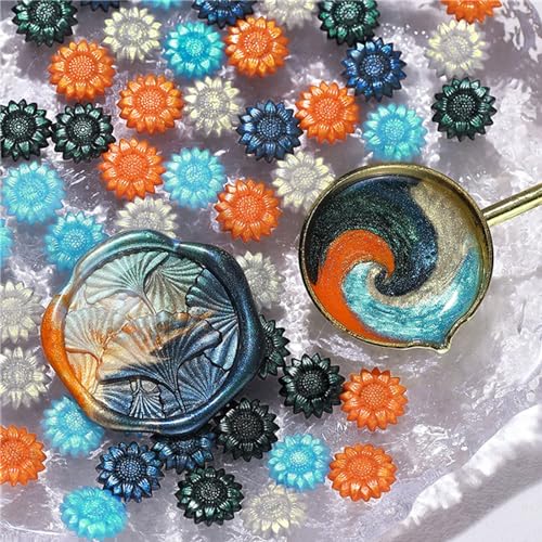 100 Prozent Glitzer Blumenwachs Seeläure Perlen Bunte Wachs Seeläure Perlen Für Wachssiegelstempel Hochzeitseinladungen Handwerk von OAJABBGE