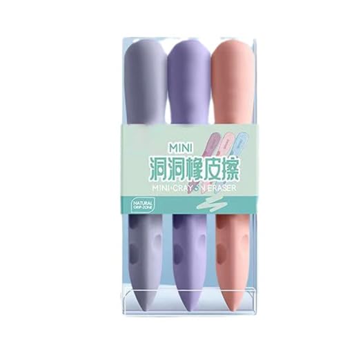 3 PCs Radiergummi Set Soft Radioer Ästhetische Radiergummis Dreieck Eraser Gummi Radiergummi Für Schulskizzen Gemälde Künste von OAJABBGE