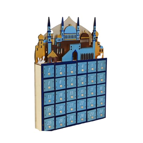 Eid Ramadans Wood Countdown Kalender Mit LED Licht Und 30 Kleinen Schubladen Advent Decore For Islamics Parties Feier Eid Ramadans Wood Countdown Kalender Mit LED Licht Und 30 Kleinen Schubladen Advent Decore For Islamics Parties Feier von OAJABBGE
