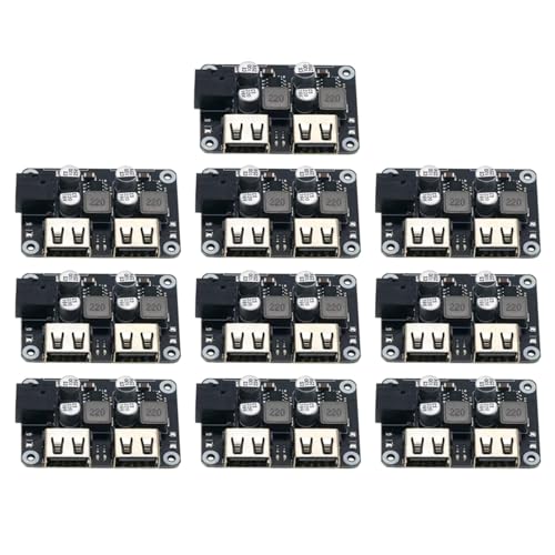 OAJABBGE 10pcs Car USB Lademodul 24 V 12 V Bis 5 V 9 V Spannungsregler Doppel USB Stufe Schnelles Schnellauto Ladetafel von OAJABBGE