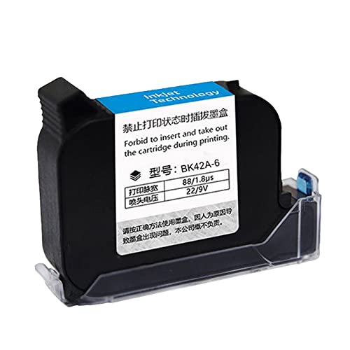 OAJABBGE 12 7 Mm Inkjet Patrone BK42A-6 42 Schwarze Tintenpatrone Mit Schneller Trocknung 600DPI Für Keine Verschlüsselten Tintenstrahldrucker von OAJABBGE