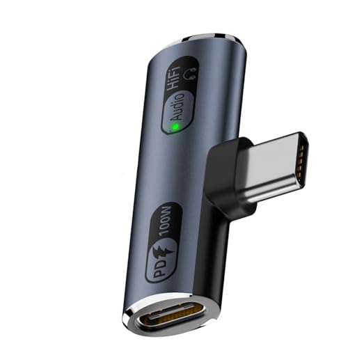 OAJABBGE 2 In 1 Typ C Zum Kopfhöreradapter Tragbarer Adapter USB C Kopfhörer Und Typ C Ladeadapter Mit 100-W Ladung OAJABBGE 2 In 1 Typ C Zum Kopfhöreradapter Tragbarer Adapter USB C Kopfhörer Und Typ C Ladeadapter Mit 100-W Ladung von OAJABBGE