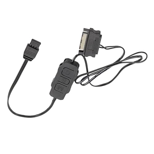 OAJABBGE Effiziente SATAs Schnittstellen 3Pin/4Pin RGBS Lüfter Stromkabel Für Eine Verbesserte Stabilitäts Und Simplifieds Plug and Play Installation von OAJABBGE
