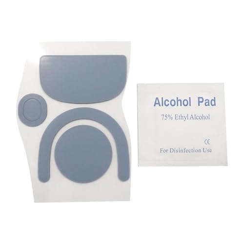 OAJABBGE Ersatz Mausschlittschuhe Pad 1Set Runde Gekrümmte Kanten Mausfüße Aufkleber Für GPROX Superlight 2 Maus von OAJABBGE