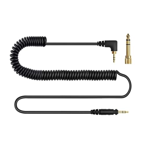 OAJABBGE Kopfhörerkabel Ersatz Für DJ1200 Kopfhörer Und 6 35 Mm Goldene Adapter Verbessert Den Klang OAJABBGE Kopfhörerkabel Ersatz Für DJ1200 Kopfhörer Und 6 35 Mm Goldene Adapter Verbessert Den Klang von OAJABBGE