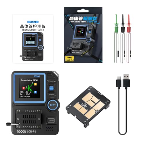 OAJABBGE LCRP1 Transistor Tester Multifunktion Elektronischer Komponentenmessgerät Mit Farbbildschirm Für Halbleiteranalyse Tool von OAJABBGE