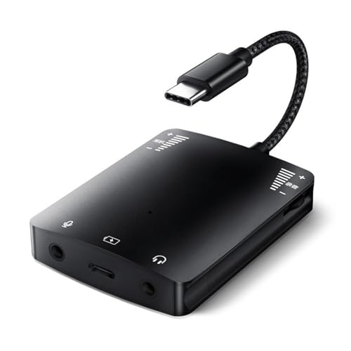 OAJABBGE USB C Souind Adapter 2 In 1 Mit 3 5 Mm AuxS Kopfhörer Und Ladefunktion Für Telefongeräte OAJABBGE USB C Souind Adapter 2 In 1 Mit 3 5 Mm AuxS Kopfhörer Und Ladefunktion Für Telefongeräte von OAJABBGE